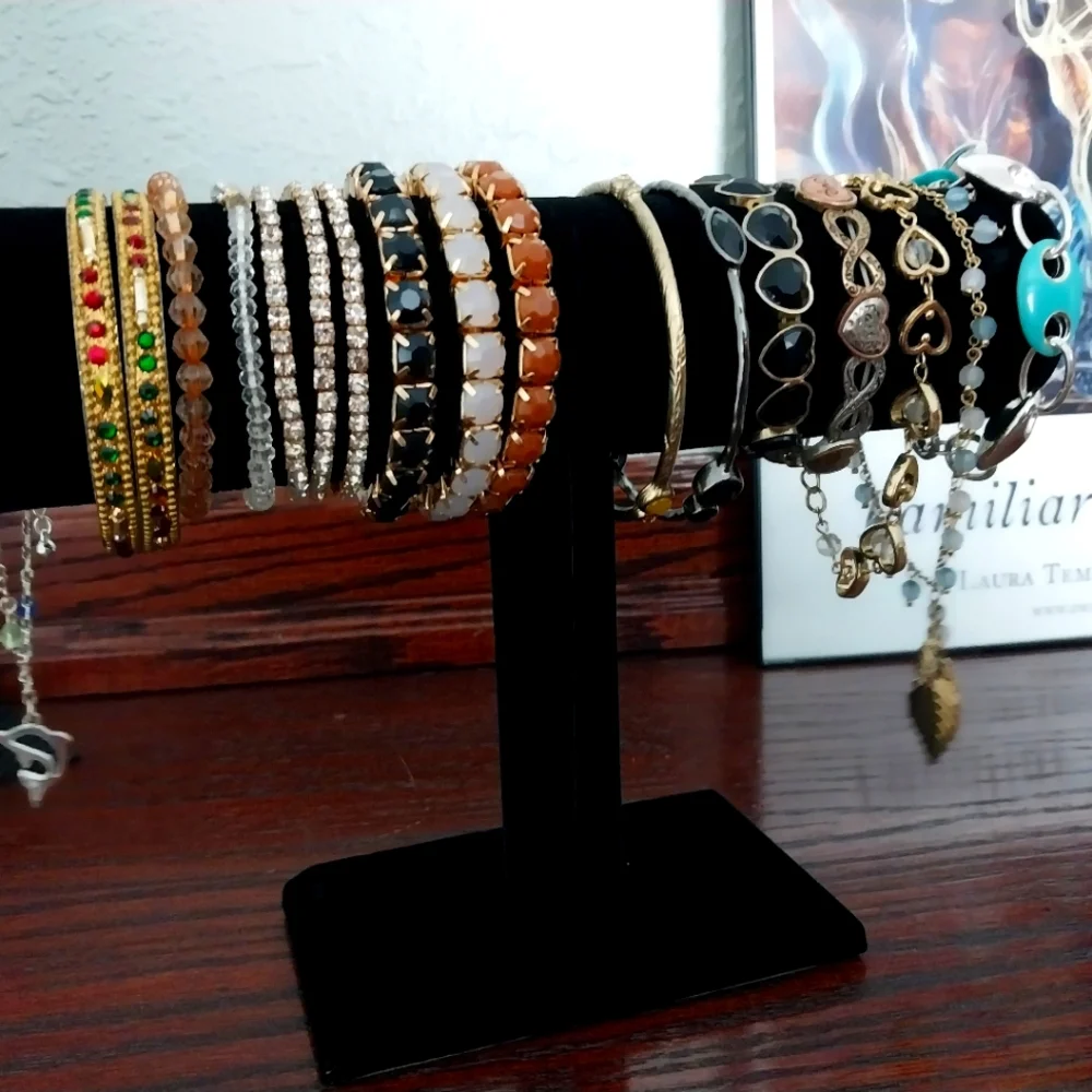 Lot of 18 vintage, sterling, new bracelets - Picture 4 of 5